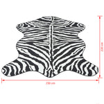 ZNTS Shaped Rug 150x220 cm Zebra Print 131921