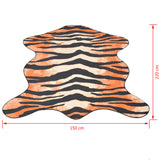ZNTS Shaped Rug 150x220 cm Tiger Print 131924
