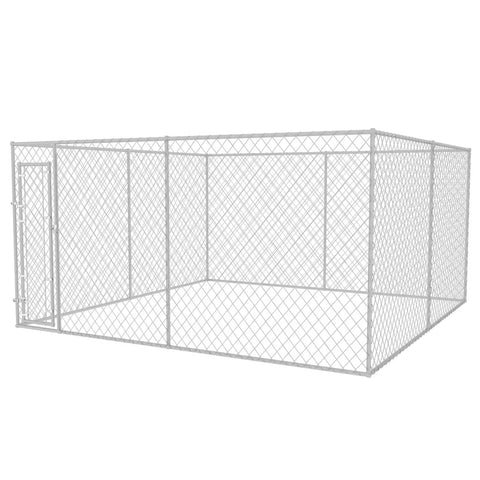 ZNTS Outdoor Dog Kennel 4x4x2 m 142294