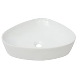 ZNTS Basin Triangle Ceramic White 50.5x41x12 cm 142345
