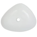 ZNTS Basin Triangle Ceramic White 50.5x41x12 cm 142345
