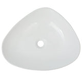 ZNTS Basin Triangle Ceramic White 50.5x41x12 cm 142345