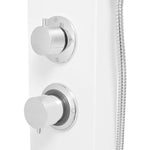 ZNTS Shower Panel System Aluminium Matte White 142372
