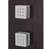 ZNTS Shower Panel System Glass Brown 142374