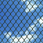 ZNTS Chain Link Fence with Posts 1.97x15 m Green 142419