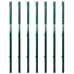 ZNTS Chain Link Fence with Posts 1.97x15 m Green 142419