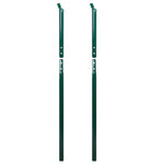 ZNTS Chain Link Fence with Posts 1.97x15 m Green 142419