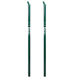 ZNTS Chain Link Fence with Posts 1.97x15 m Green 142419