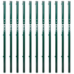 ZNTS Chain Link Fence with Posts 1.97x25 m Green 142420