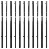 ZNTS Chain Link Fence with Posts and Hardware 1.97x25 m Grey 142444