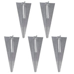 ZNTS Chain Link Fence with Spike Anchors 1.97x15 m Grey 142458