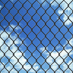 ZNTS Chain Link Fence with Spike Anchors 1.97x15 m Grey 142458