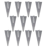 ZNTS Chain Link Fence with Spike Anchors 1.5x25 m Grey 142462