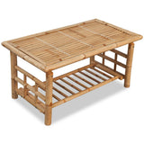 ZNTS Coffee Table Bamboo 90x50x45 cm 243713