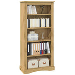 ZNTS 5-Tier Bookcase Mexican Pine Corona Range 81x40x170 cm 243744