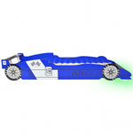 ZNTS Children's LED Race Car Bed 90x200 cm Blue 243937
