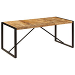 ZNTS Dining Table Solid Rough Mango Wood 180 cm 243997