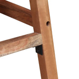 ZNTS Bar Stools 2 pcs Solid Acacia Wood 244247