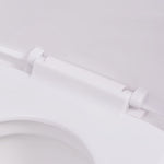 ZNTS Wall Hung Toilet Ceramic White 244270