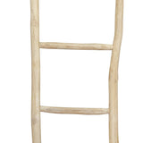 ZNTS Towel Ladder with 5 Rungs Teak 45x150 cm Natural 244568