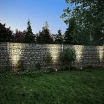 ZNTS 2D Gabion Fence Galvanised Steel 2.008x1.03 m 4 m Grey 274450