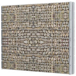ZNTS 2D Gabion Fence Galvanised Steel 2.008x1.63 m 12 m Silver 274524