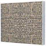 ZNTS 2D Gabion Fence Galvanised Steel 2.008x1.63 m 12 m Silver 274524