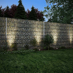 ZNTS 2D Gabion Fence Galvanised Steel 2.008x1.63 m 12 m Silver 274524