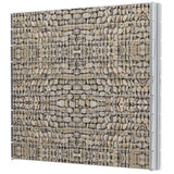 ZNTS 2D Gabion Fence Galvanised Steel 2.008x1.83 m 4 m Silver 274540