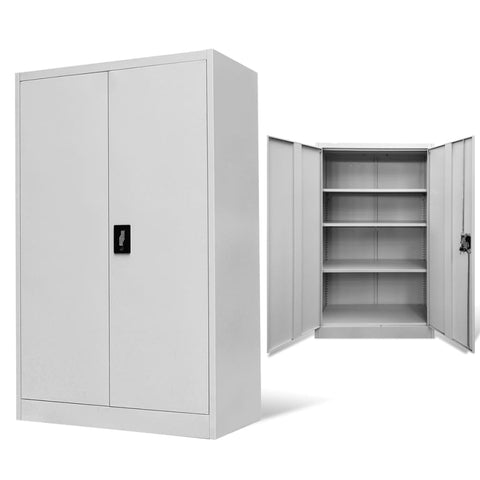ZNTS Office Cabinet 90x40x140cm Steel Grey 244649