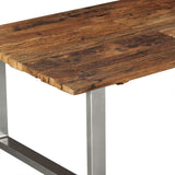 ZNTS Coffee Table Solid Reclaimed Wood 100x60x38 cm 244586