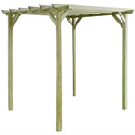 ZNTS Garden Pergola 2x2x2 m Impregnated Pinewood 43323