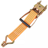 ZNTS Ratchet Tie Down Straps 4 pcs 2 Tonnes 8mx50mm Orange 142662