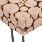 ZNTS Console Table Genuine Fir Wood 100.5x36.8x75 cm 244726