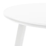 ZNTS Side Table Set 2 Pieces Solid Pinewood White 244734