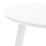 ZNTS Side Table Set 2 Pieces Solid Pinewood White 244734
