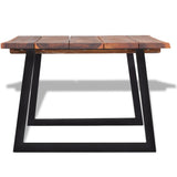 ZNTS Coffee Table Solid Acacia Wood 110x60x40 cm 244996