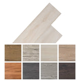 ZNTS Self-adhesive PVC Flooring Planks 5.02m² 2mm Oak Classic White 245172