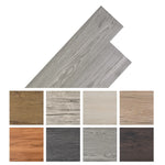 ZNTS Self-adhesive PVC Flooring Planks 5.02 m² 2 mm Dark Grey 245176
