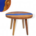 ZNTS Coffee Table Teak Resin 60x40 cm 245066