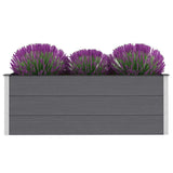 ZNTS Garden Raised Bed WPC 150x50x54 cm Grey 43607