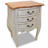 ZNTS Bedside Cabinet Solid Reclaimed Wood 48x35x64 cm 244504