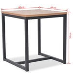ZNTS Coffee Table Ash 48x48x53 cm 245185