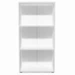 ZNTS Bookshelf Chipboard 60x31x116.5 cm White 244880