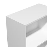 ZNTS Bookshelf Chipboard 60x31x155 cm white 244882