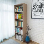 ZNTS Bookshelf Chipboard 60x31x190 cm Oak 244883