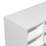 ZNTS Shoe Rack Engineered Wood 92x30x67.5 cm White 244886