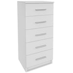 ZNTS Tall Chest of Drawers Engineered Wood 41x35x106 cm White 244890