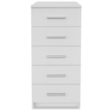 ZNTS Tall Chest of Drawers Engineered Wood 41x35x106 cm White 244890