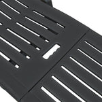 ZNTS Sun Lounger with Footrest Plastic Anthracite 43588